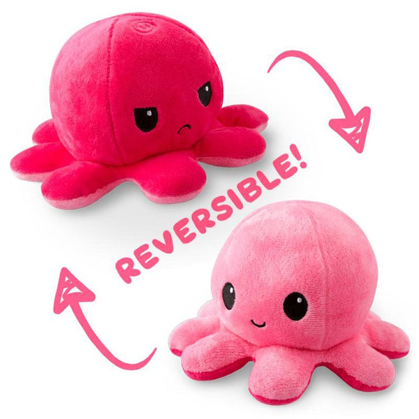 Reversible Mini Plush: Octopus - Double Pink
