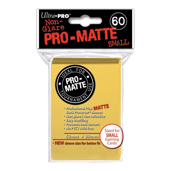 Ultra-PRO: Mini Sleeves - Pro-Matte:  Yellow (60)
