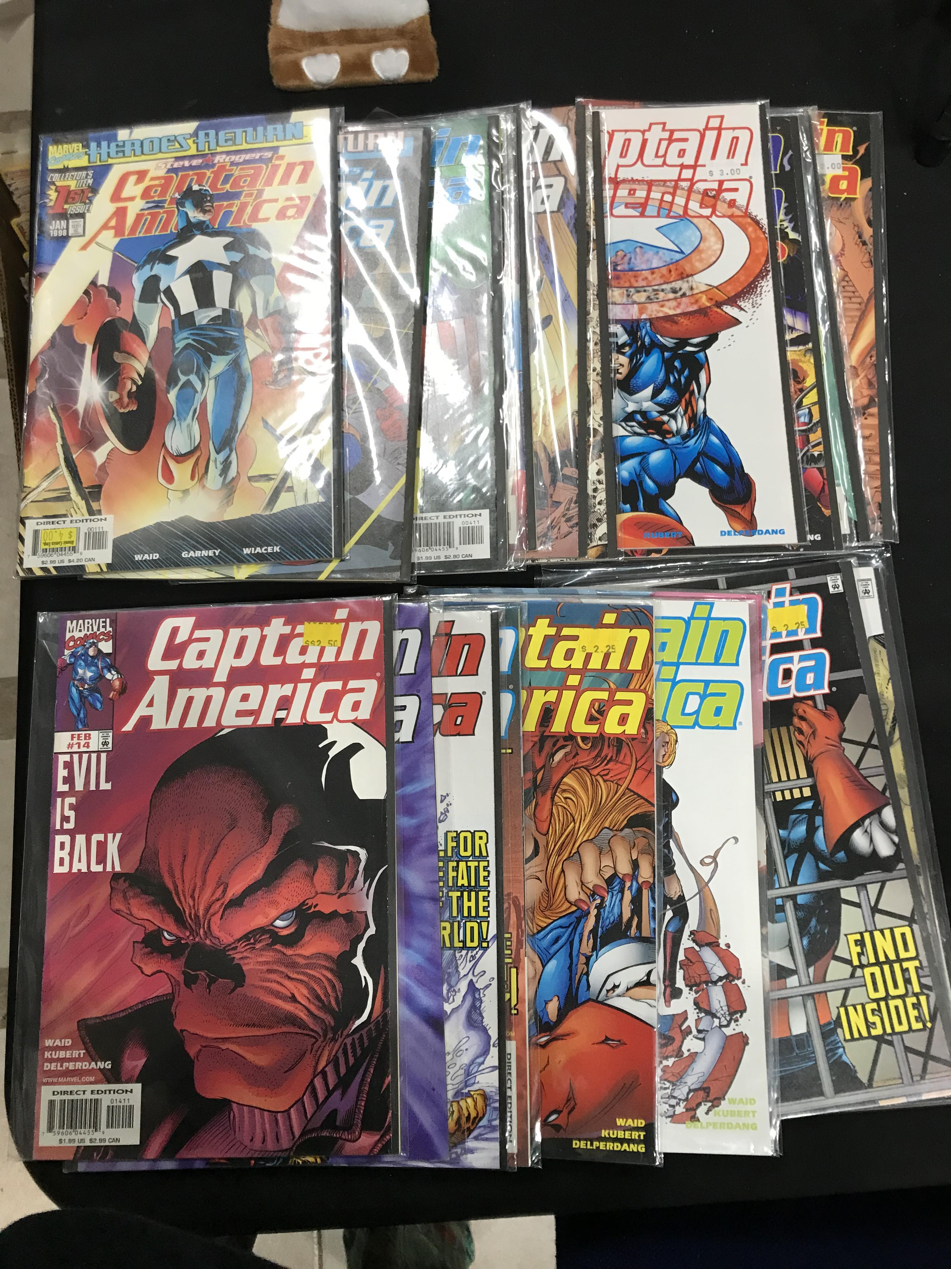 Captain America (1998 Series) #1-16, 18-25 Comic Bundle
