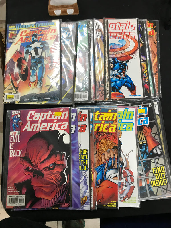 Captain America (1998) #1-16, 18-25 Comic Bundle