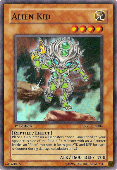 Alien Kid (CRMS-EN084) Super Rare - Near Mint 1st Edition