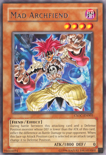 Mad Archfiend (CSOC-EN003) Rare - Near Mint Unlimited