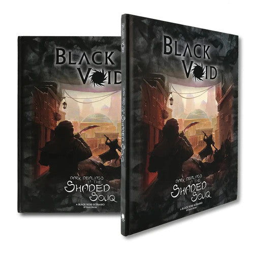 Black Void RPG Bundle (Core Rulebook, Oblivious Depths Scenario Book, Shaded Souq Scenario Book, & Arbiters Screen)