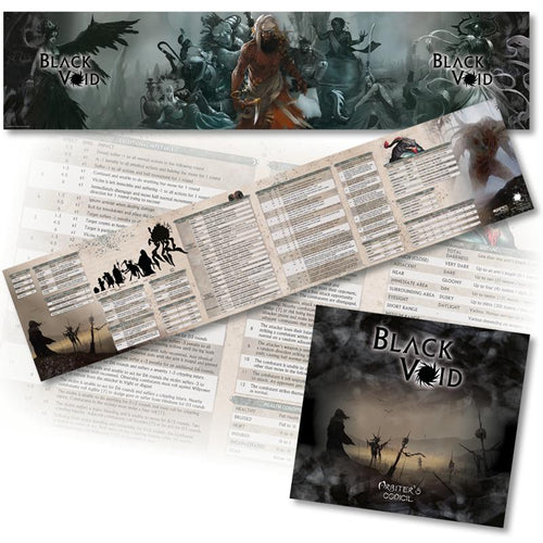 Black Void RPG Bundle (Core Rulebook, Oblivious Depths Scenario Book, Shaded Souq Scenario Book, & Arbiters Screen)
