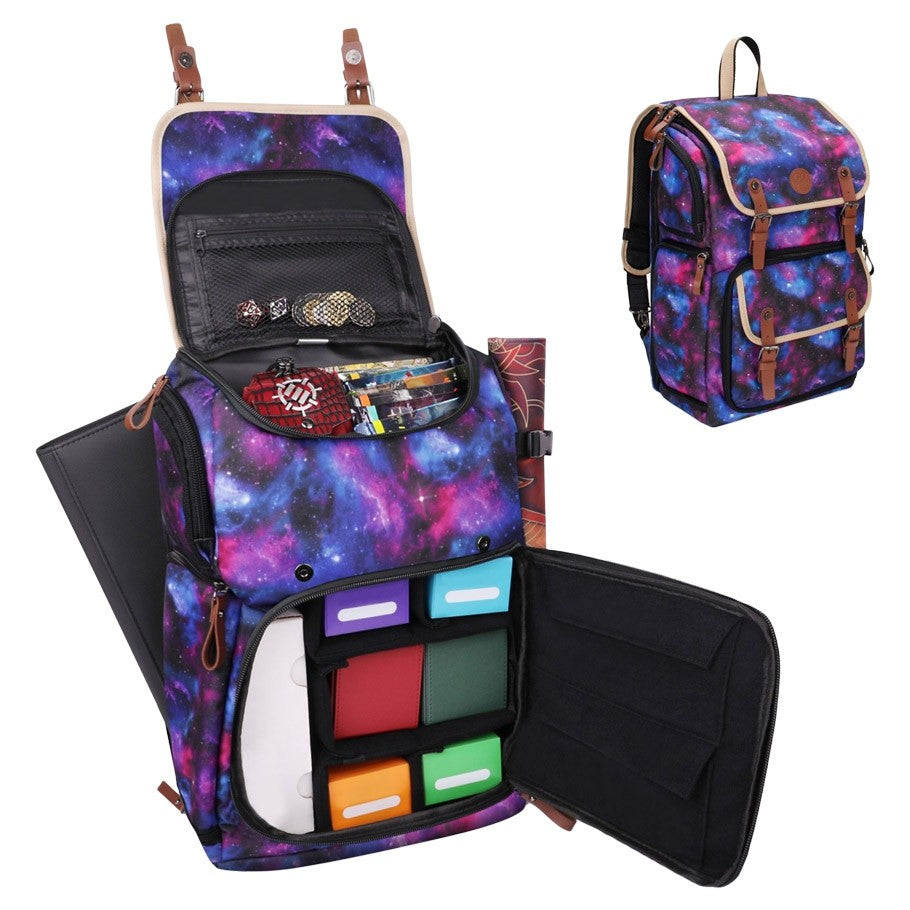 Enhance: Designer Card Backpack Galaxy