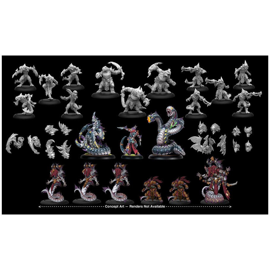 Warmachine MKIV (PIP 29000): Shadowflame Shard - Core Army (w/Magnet Set)