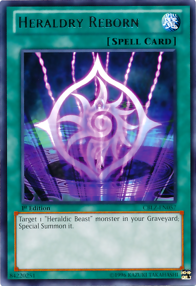 Heraldry Reborn (CBLZ-EN057) Rare - Near Mint 1st Edition