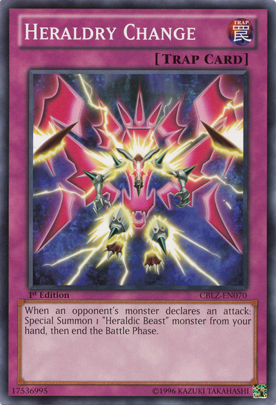 Heraldry Change (CBLZ-EN070) Common - Near Mint 1st Edition