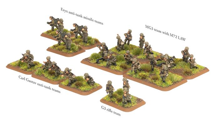 Flames of War: Team Yankee WW3: Norwegian (TNO702) - M113 Storm Group (x31 figures)