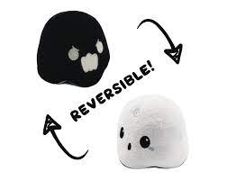 Reversible Mini Plush: Ghost - White & Black