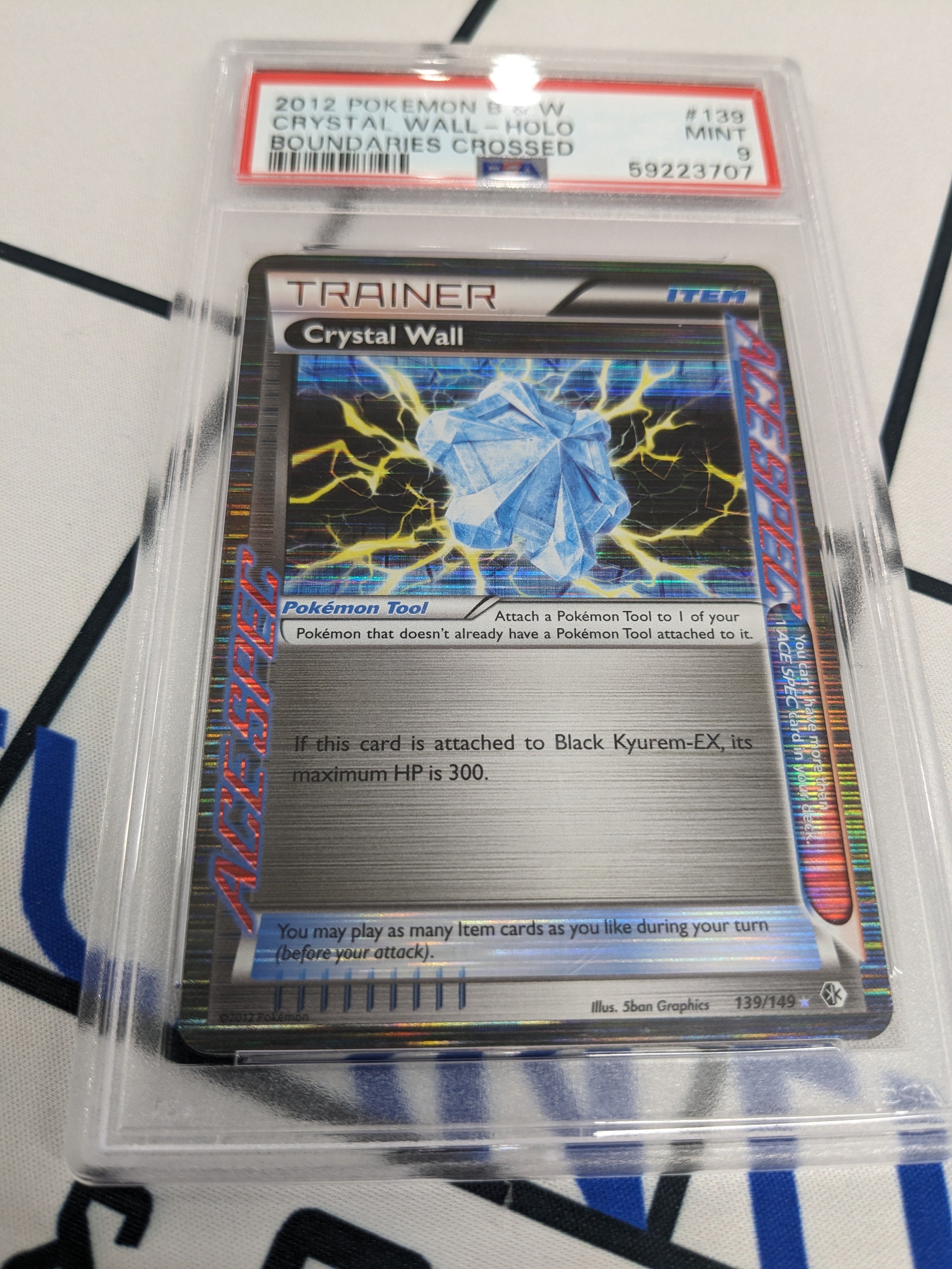 Crystal Wall (139/149) (Graded - PSA 9)