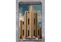Battlefield in a Box (BB612) - Gothic Battlefields: Medium Corner - Sandstone 30mm