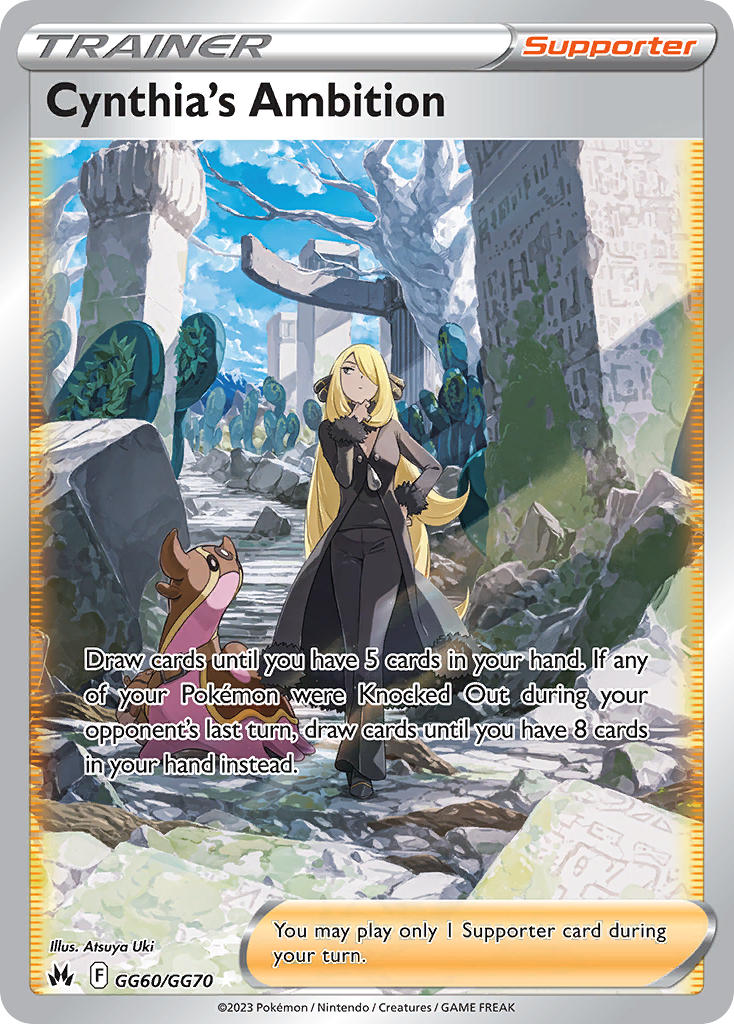 Cynthia's Ambition - GG60/GG70 (CRZ:GG) Ultra Rare - Near Mint Holofoil