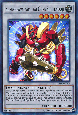 Superheavy Samurai Ogre Shutendoji (CORE-EN094) Super Rare - Near Mint Unlimited