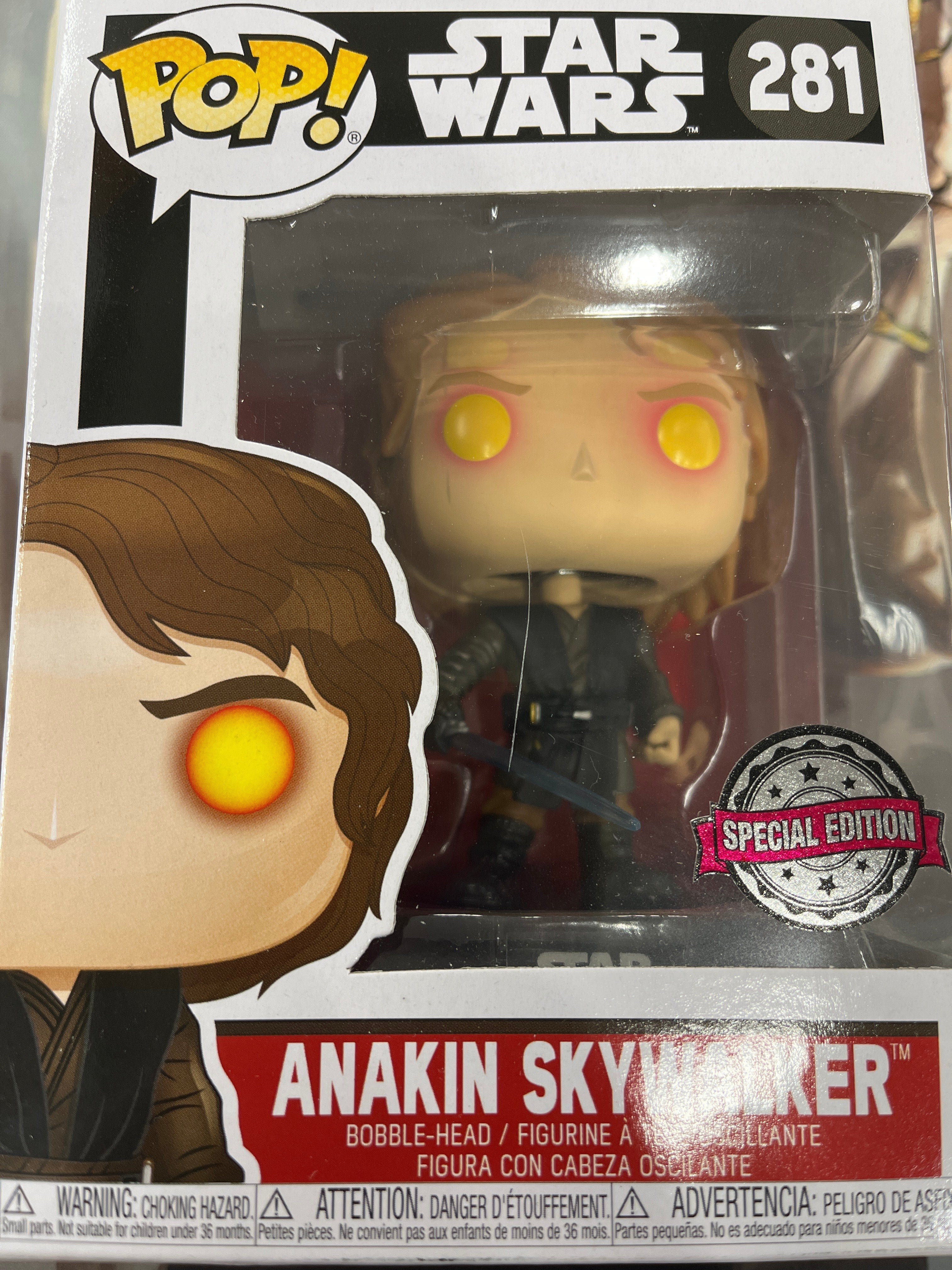 POP Figure: Star Wars #0281 - Anakin Skywalker (Damaged Box)
