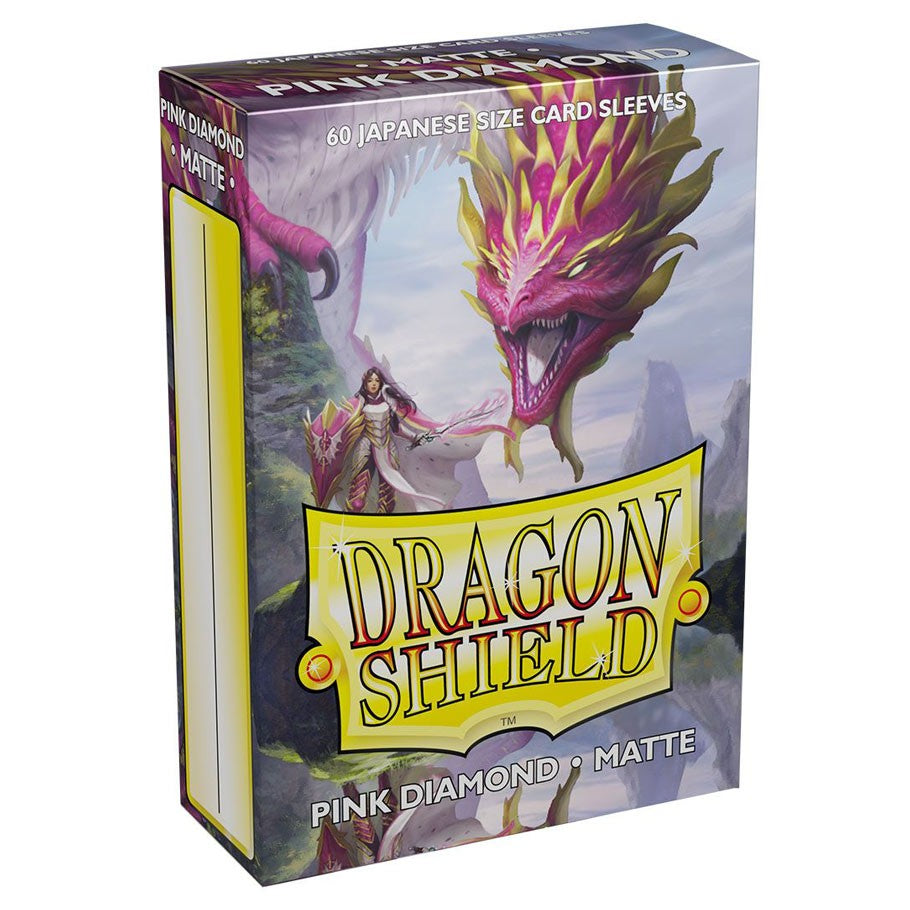 Dragon Shield: Mini - Matte: Pink Diamond 60 Count