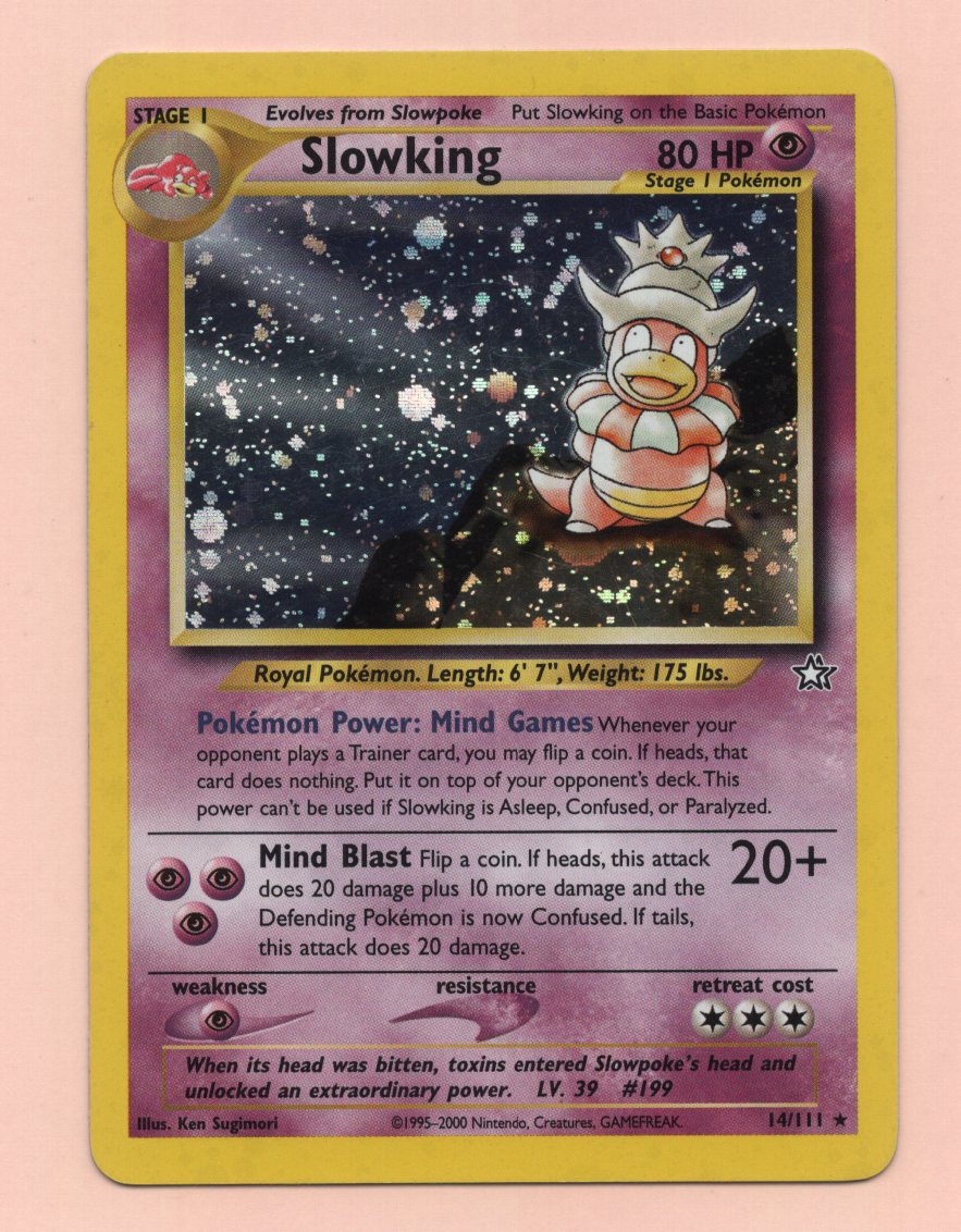 Slowking - 014/111 (N1) Holo Rare - Light Play Holofoil