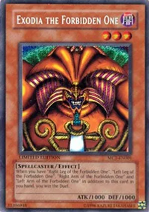 Exodia the Forbidden One (MC1-EN001) Limited Edition - Light Play
