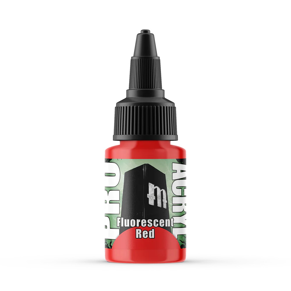 Monument Hobbies: PRO Acryl - F01 Fluorescent Red (22mL)