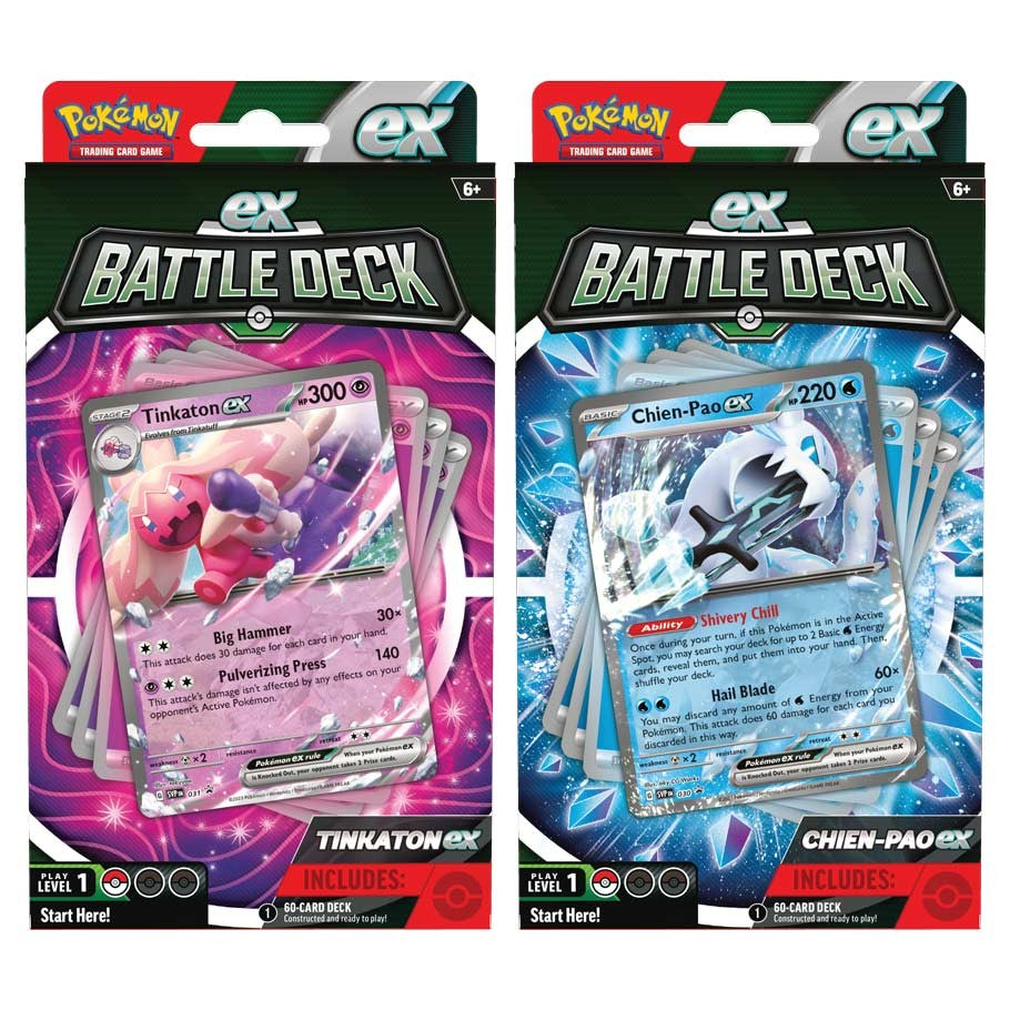 Pokemon TCG: Battle Deck - Chien-Pao EX / Tinkaton EX: Display
