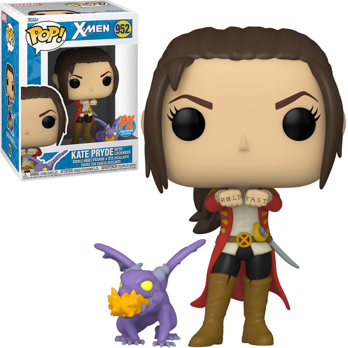 POP Figure: Marvel X-Men #0952 - Kate Pryde with Lockheed (PX)