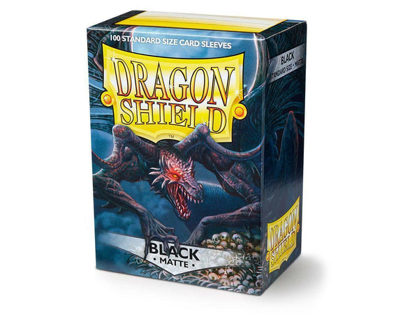 Dragon Shield: Standard - Matte: Black 100 Count