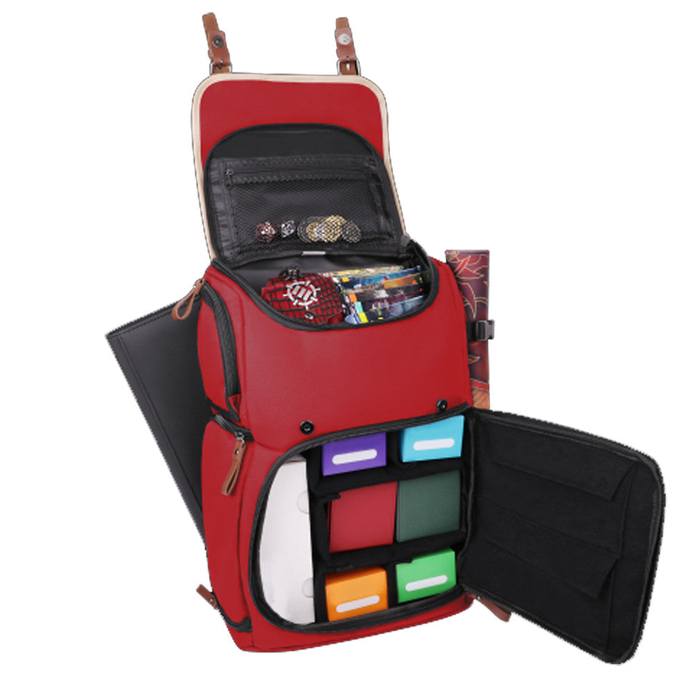 Enhance: Designer Card Backpack Red