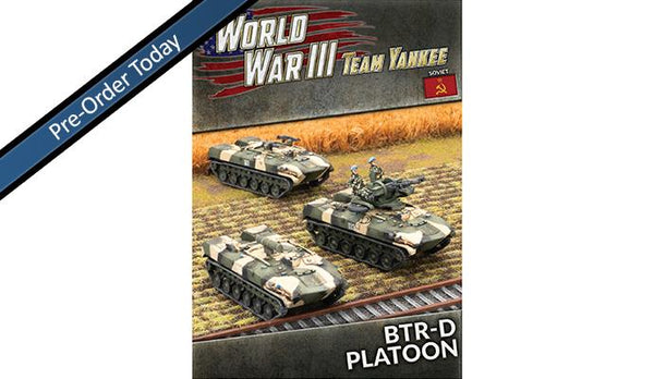 Flames of War: Team Yankee WW3: Soviet (TSBX32) - BTR-D Platoon (x3)