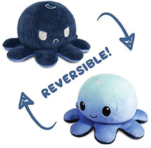 Reversible Mini Plush: Octopus - Day & Night