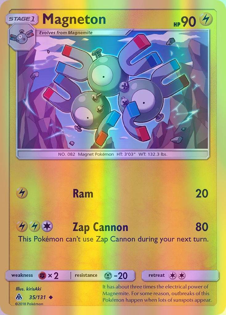 Magneton - 035/131 (FLI) Uncommon - Near Mint Reverse Holofoil