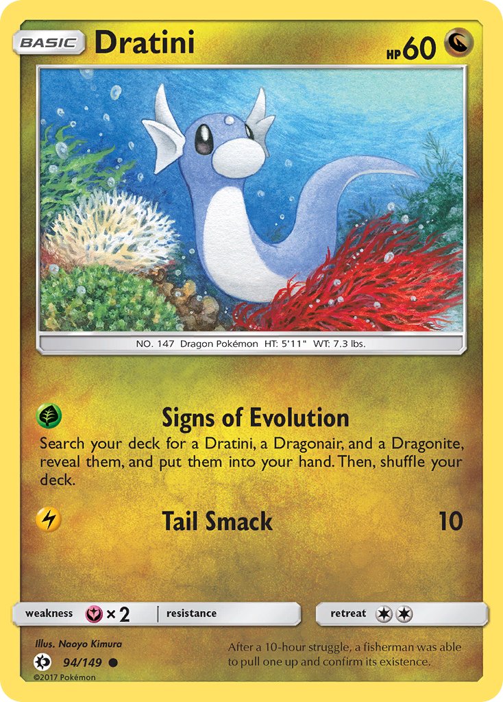 Dratini - 094/149 (SM01) Common - Near Mint