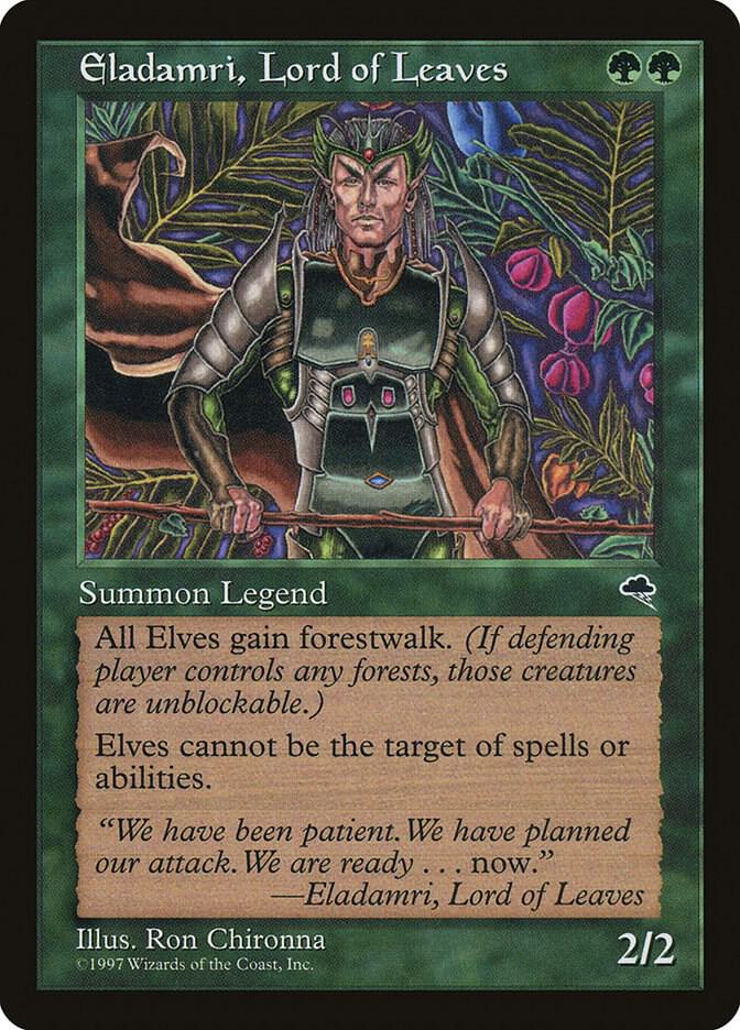 Eladamri, Lord of Leaves (TMP-R) Heavy Play