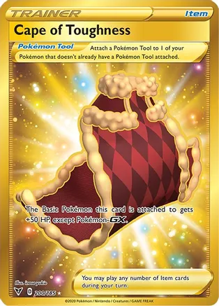 Cape of Toughness - 200/185 (SWSH04) Secret Rare - Near Mint Holofoil