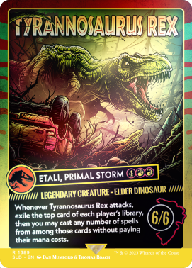 MTG: Secret Lair x Jurassic World: Life Breaks Free Foil Edition