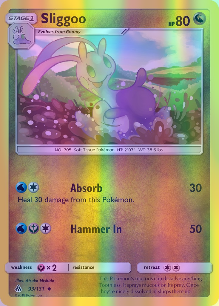 Sliggoo - 093/131 (FLI) Uncommon - Near Mint Reverse Holofoil