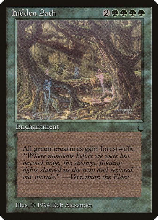 Hidden Path (DRK-R) Moderately Played