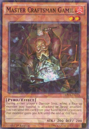 Master Craftsman Gamil (Shatterfoil) (BP03-EN115) Shatterfoil Rare - Near Mint 1st Edition
