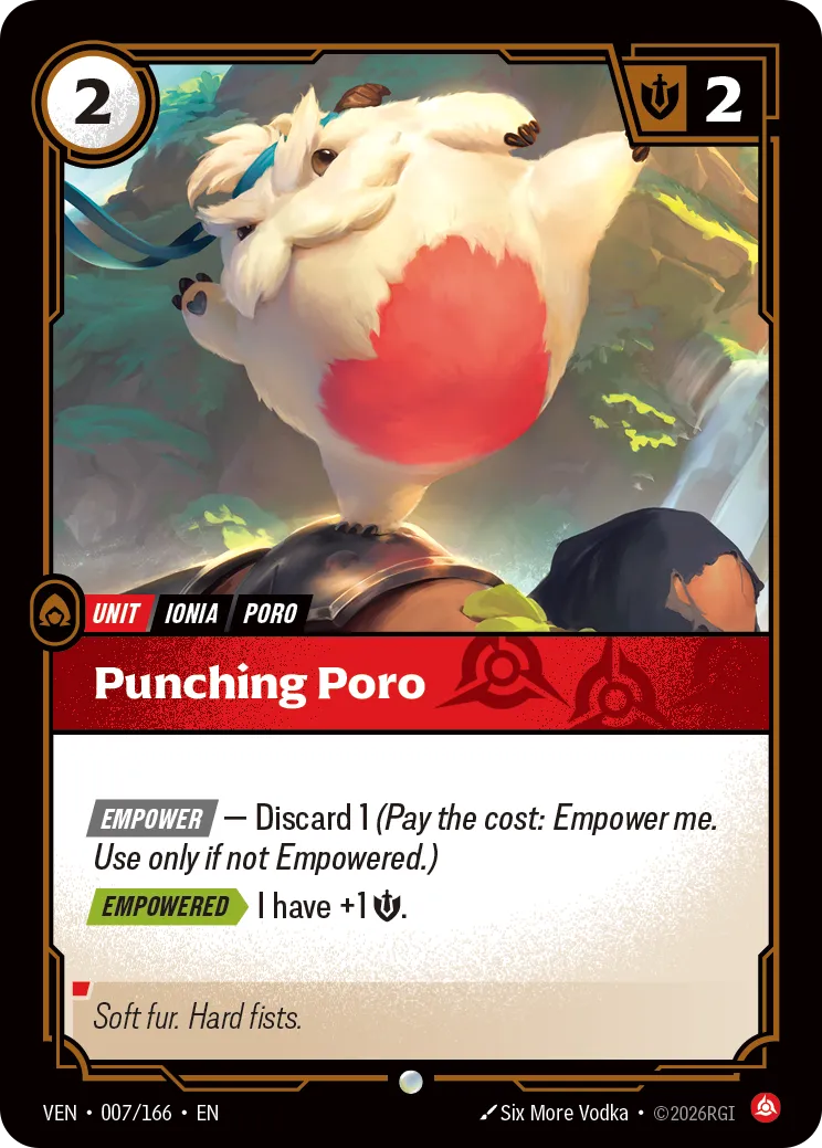 Punching Poro - 007/166 (VEN) Common