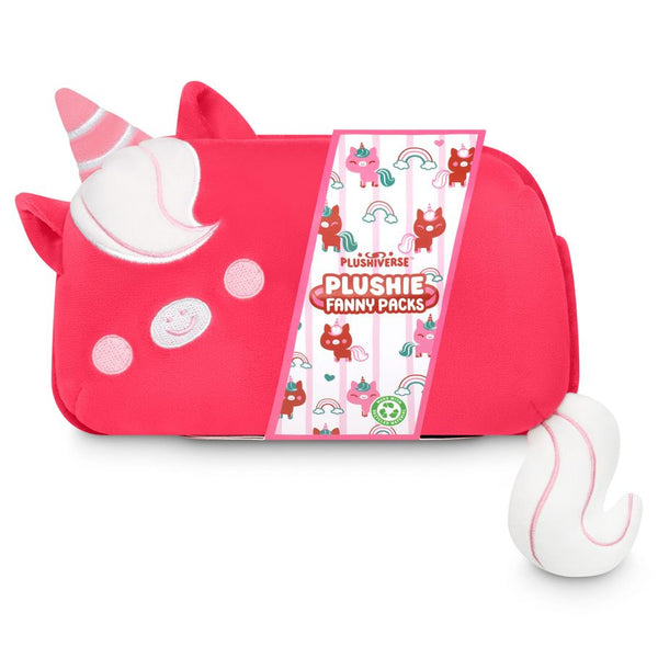 Plushie Fanny Pack - Ruby Red Unicorn