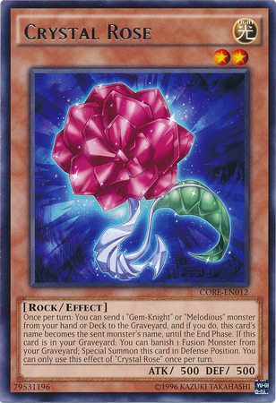 Crystal Rose (CORE-EN012) Rare - Near Mint Unlimited