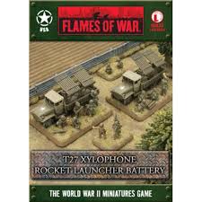 Flames of War: WWII: USA (UBX39) - T27 Xylophone Rocket Launcher Battery (Late)