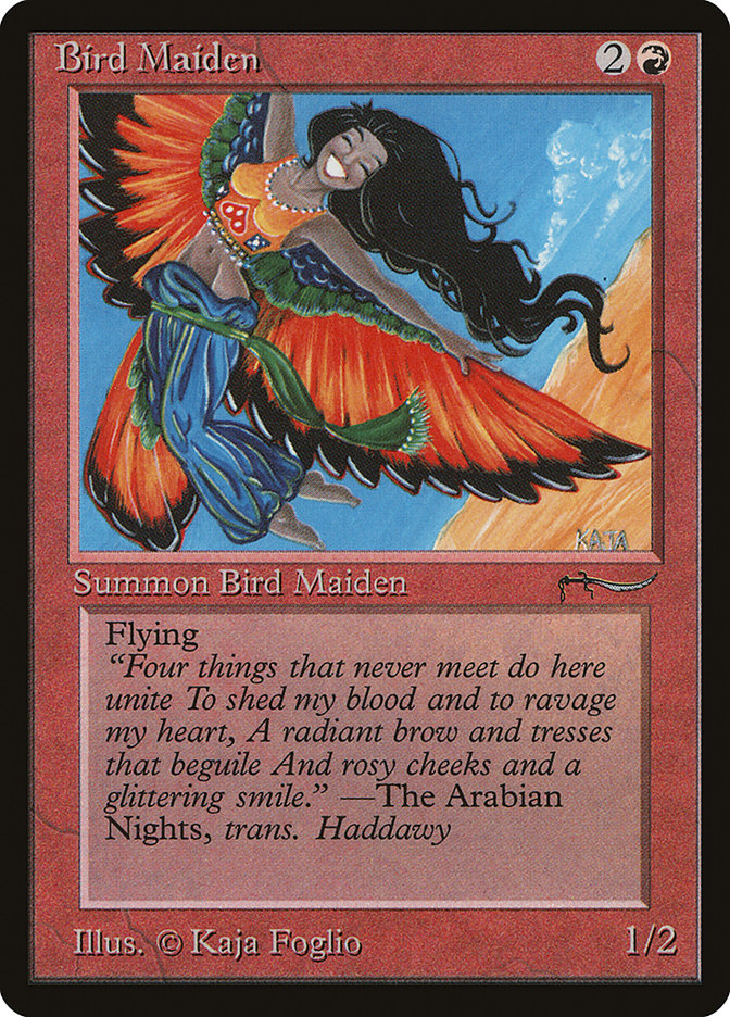 Bird Maiden (ARN-C) (Light) Moderate Play