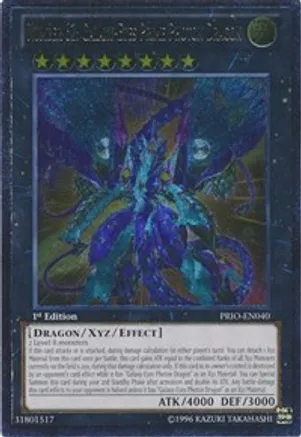 Number 62: Galaxy-Eyes Prime Photon Dragon (PRIO-EN040) Ultimate Rare Light Play