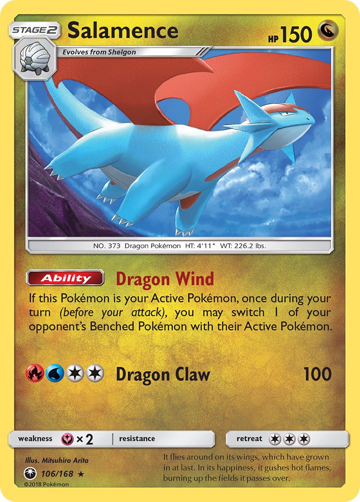 Salamence - 106/168 (CES) Holo Rare - Near Mint Holofoil