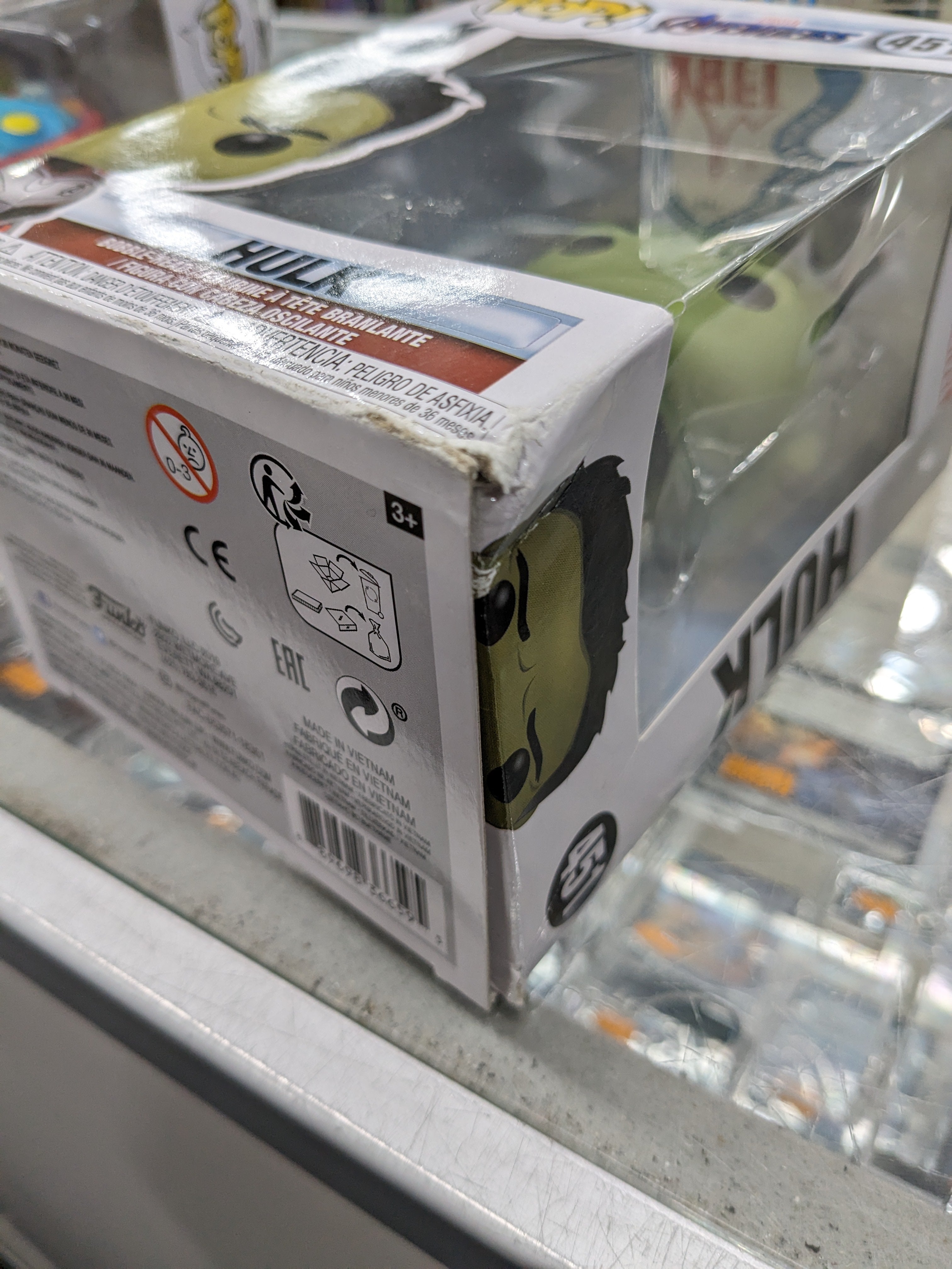 POP Figure: Marvel Avengers Endgame #0451 - Hulk (BOX DAMAGE)