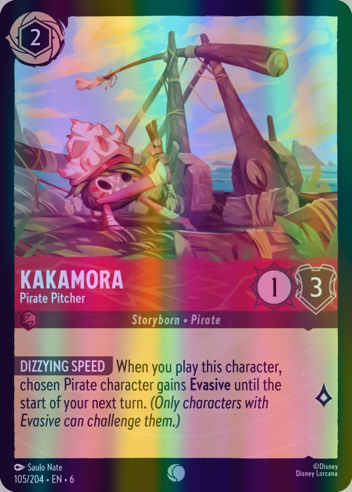 Kakamora - Pirate Pitcher (Azurite Sea 105/204) Common - Near Mint Cold Foil