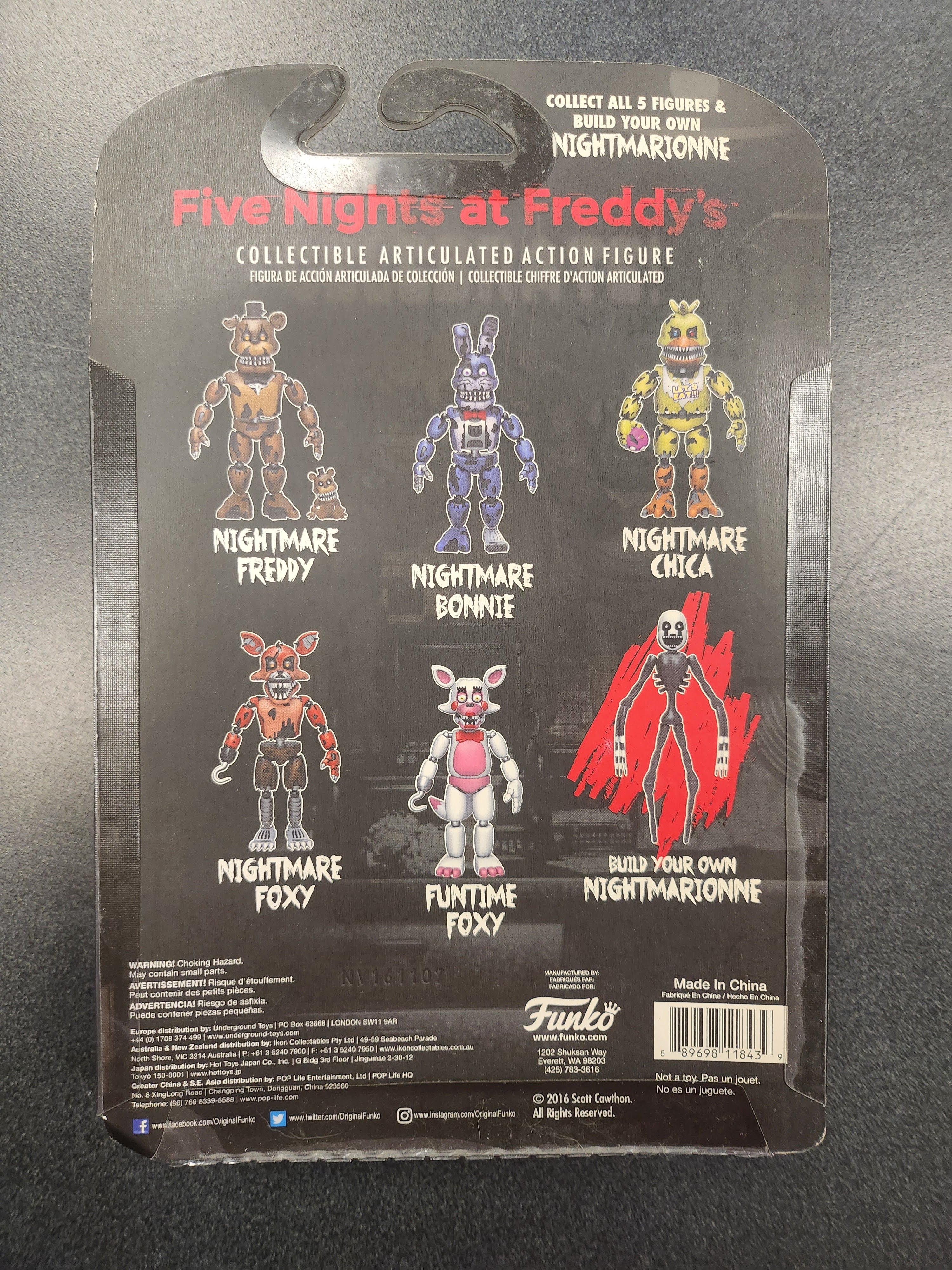 FNAF Funko 2016 - Nightmare Freddy Articulated Figure