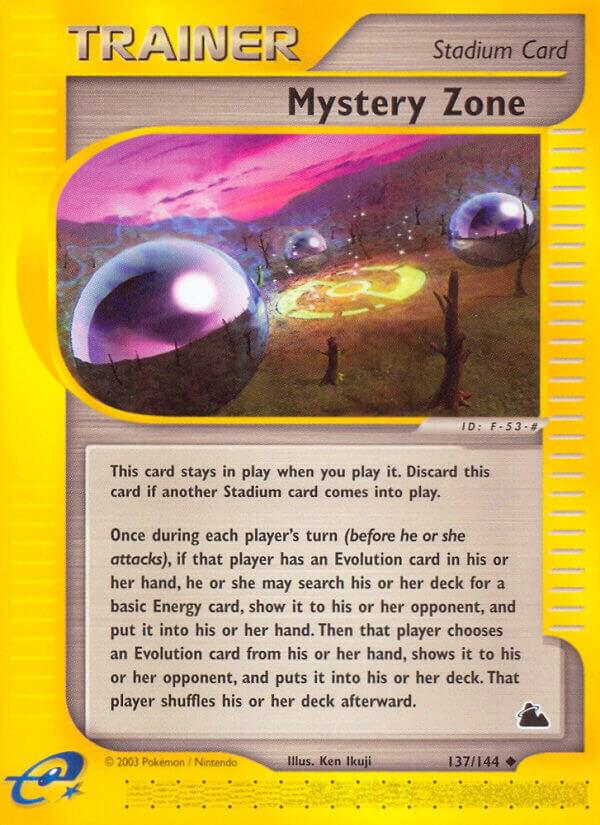 Mystery Zone - 134/144 (SK) Uncommon - Near Mint