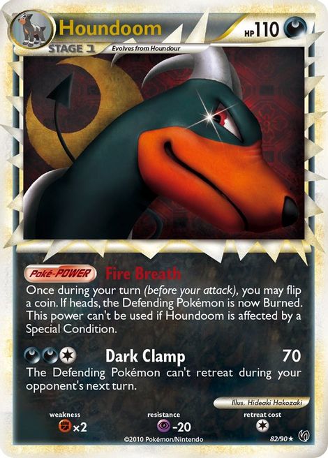 Houndoom (82/90) Moderate Play