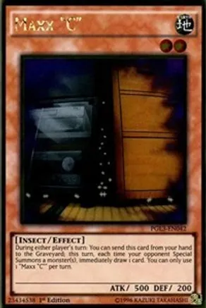 Maxx "C" (PGL3-EN042) 1st Ed. Gold Rare